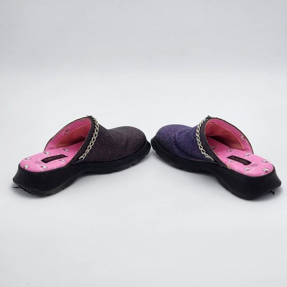 Hello Kitty Sanrio Y2K RARE Charm Glitter Clogs Kid's Size 13.5 - Picture 5 of 7